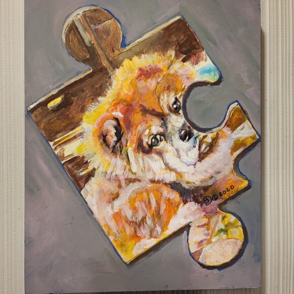 Super Cute original 8"x10" painting~ 2020 - Picture 6 of 6